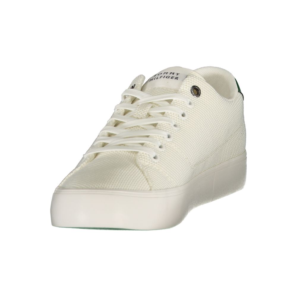 Tommy Hilfiger Bianco Polyester Men's Sneaker Tommy Hilfiger