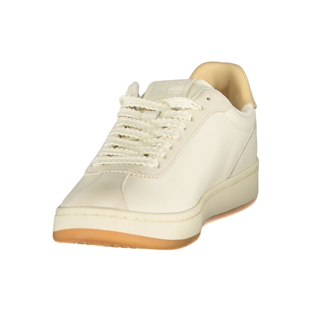 Tommy Hilfiger Beige Polyurethane Womens Sneaker Tommy Hilfiger