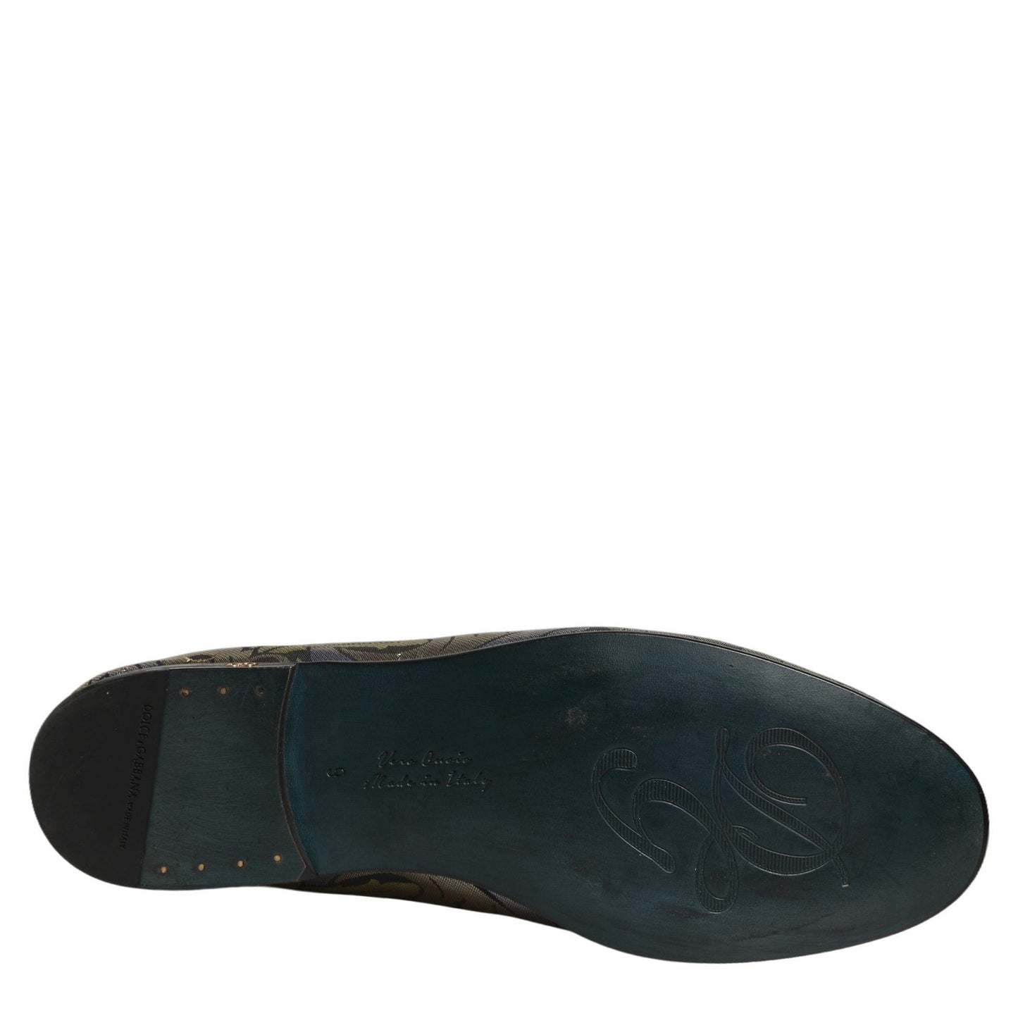 Dolce & Gabbana Multicolor Floral Jacquard Men Loafers Shoes Dolce & Gabbana