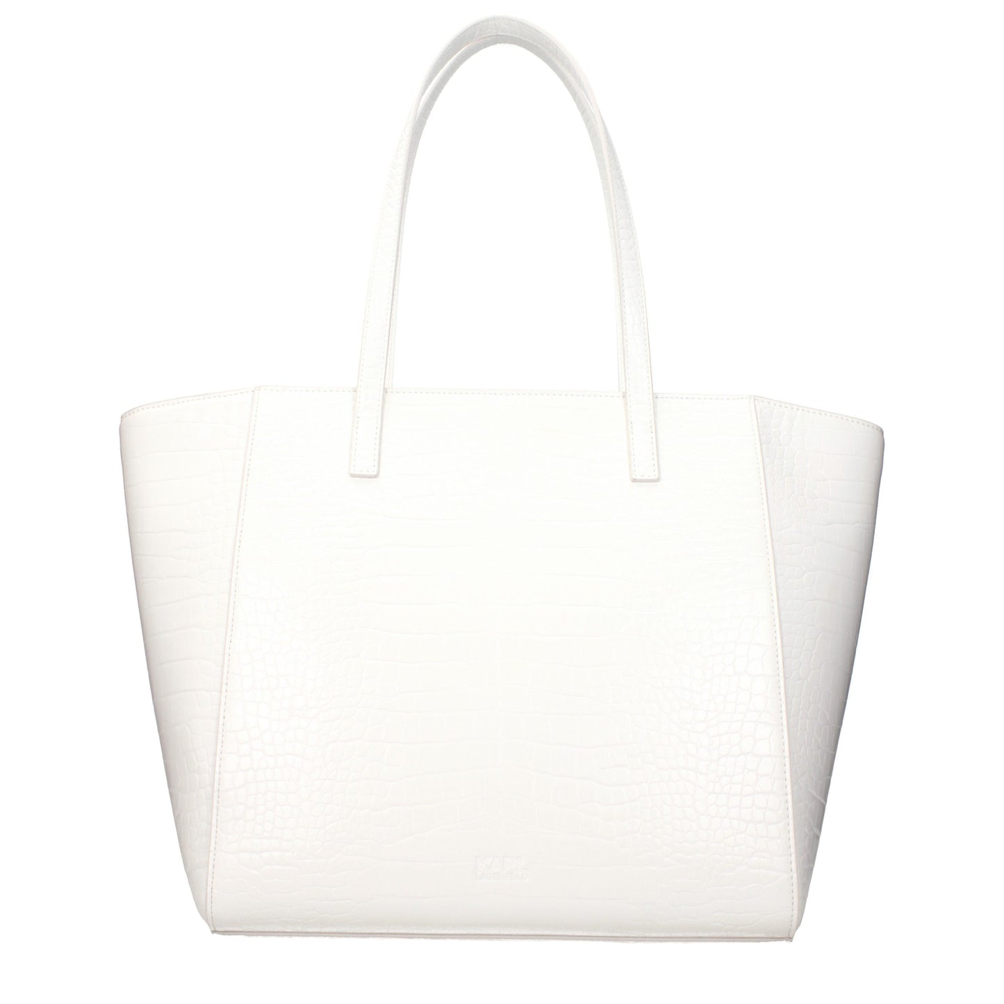 Karl Lagerfeld White Polyethylene Shoulder Bag Karl Lagerfeld