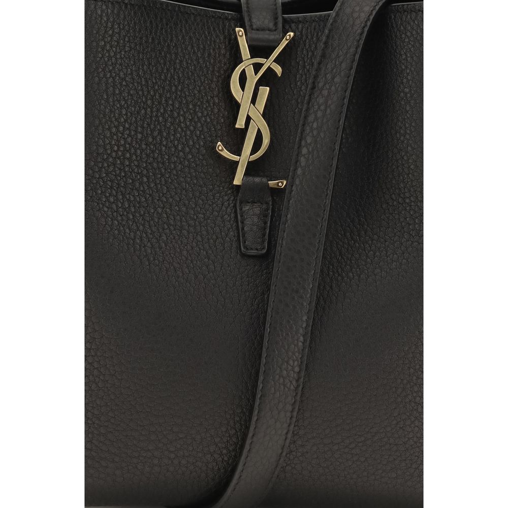 Saint Laurent Black Calf Leather Bos Taurus Shoulder Bag Saint Laurent