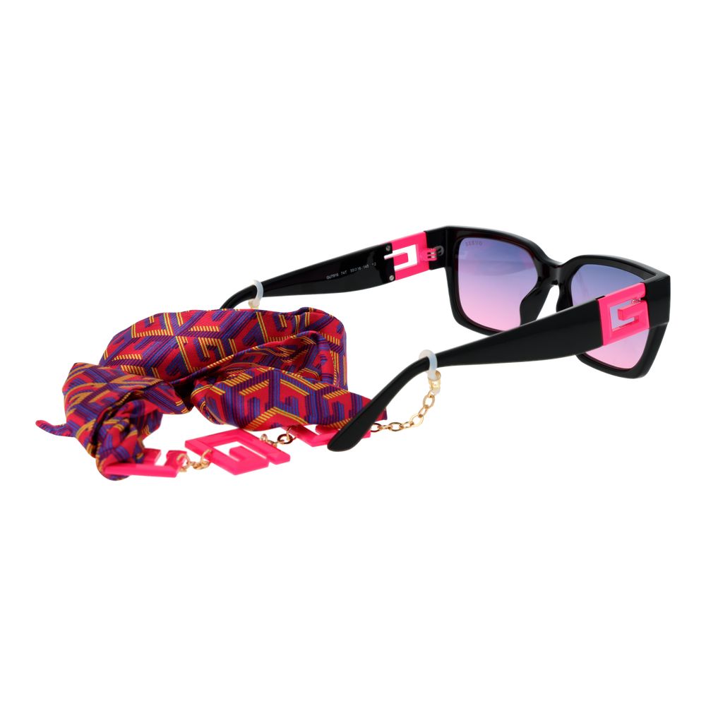 Guess Black Plastic Sunglasses Guess