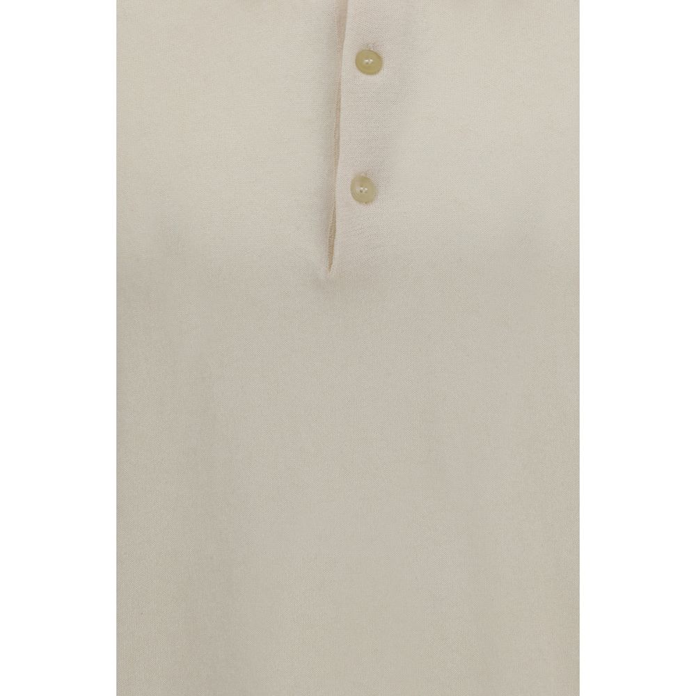 Premiata Beige Cotton Polo Shirt Premiata