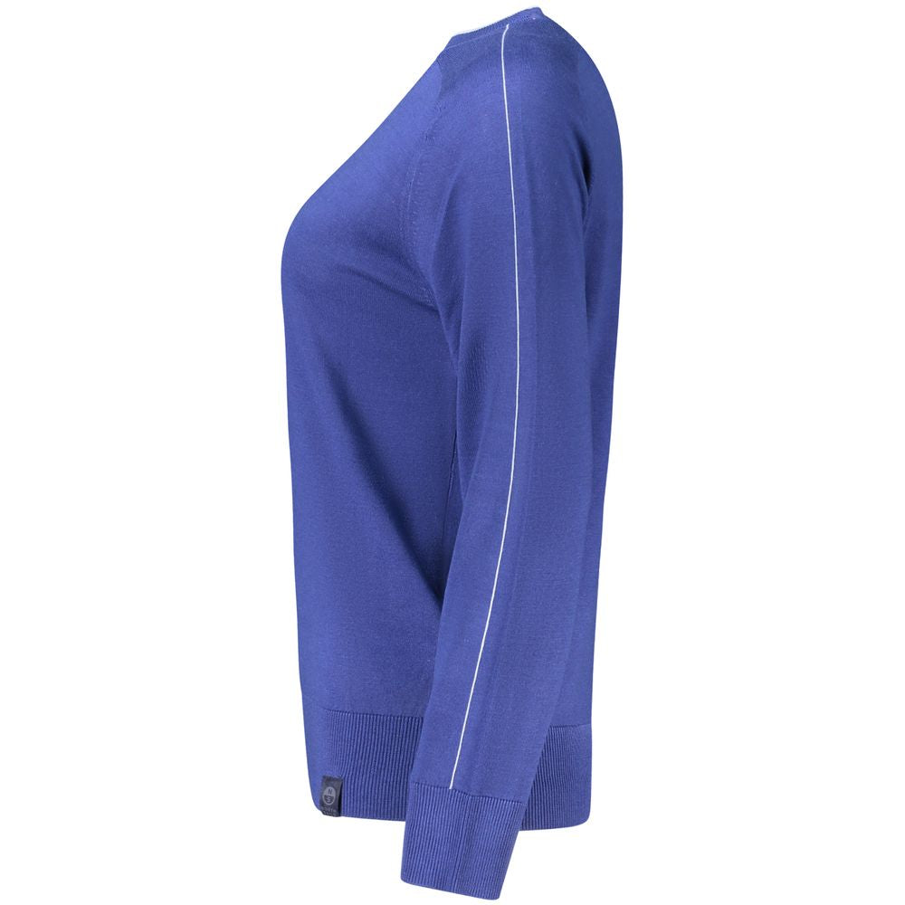 North Sails Blue Viscose Women's Sweater North Sails