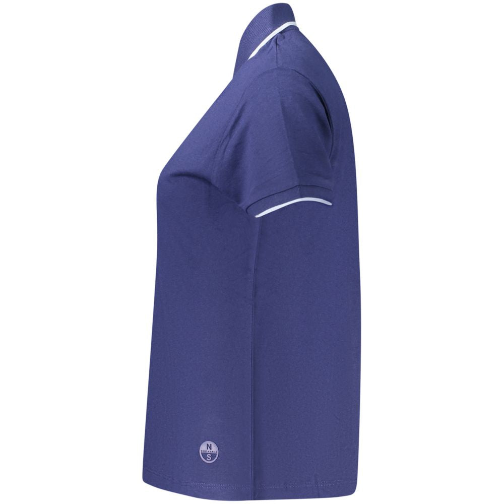 North Sails Blue Modal Womens Polo North Sails