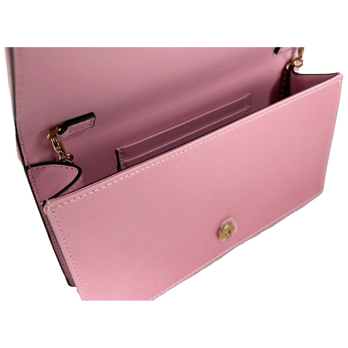 Versace Medusa Crystal Satin Mini Chain Crossbody Bag Purse