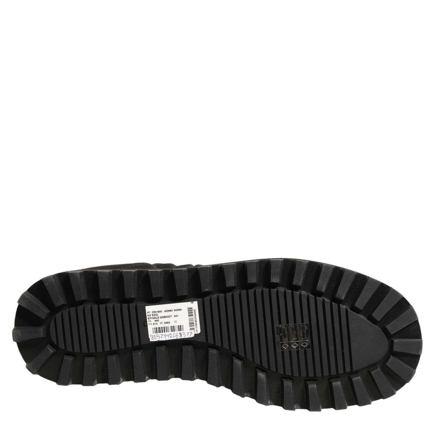 Dolce & Gabbana Black Quilted Effect Mid Calf Boots Shoes Dolce & Gabbana