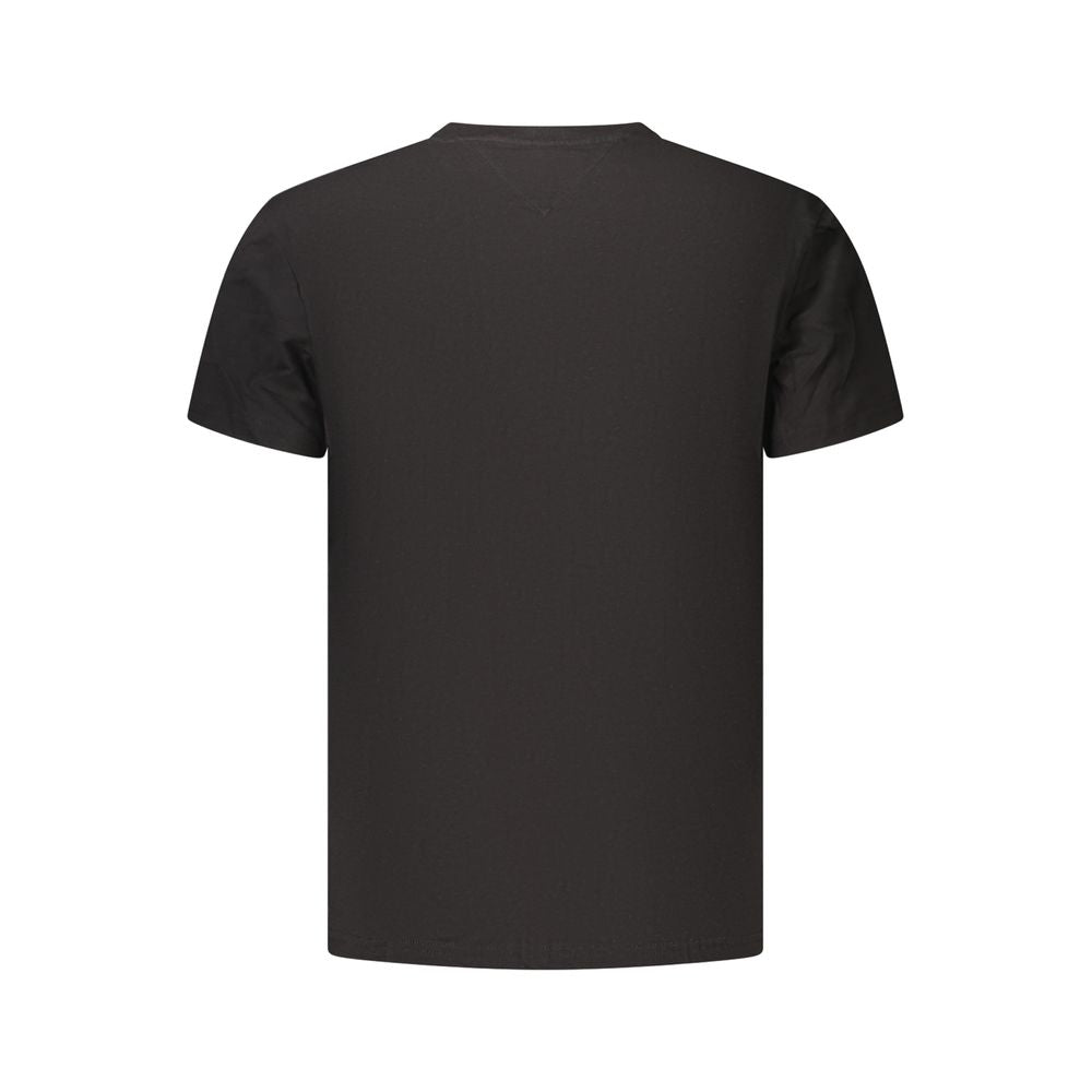 Tommy Hilfiger Black Cotton Men's T-Shirt Tommy Hilfiger