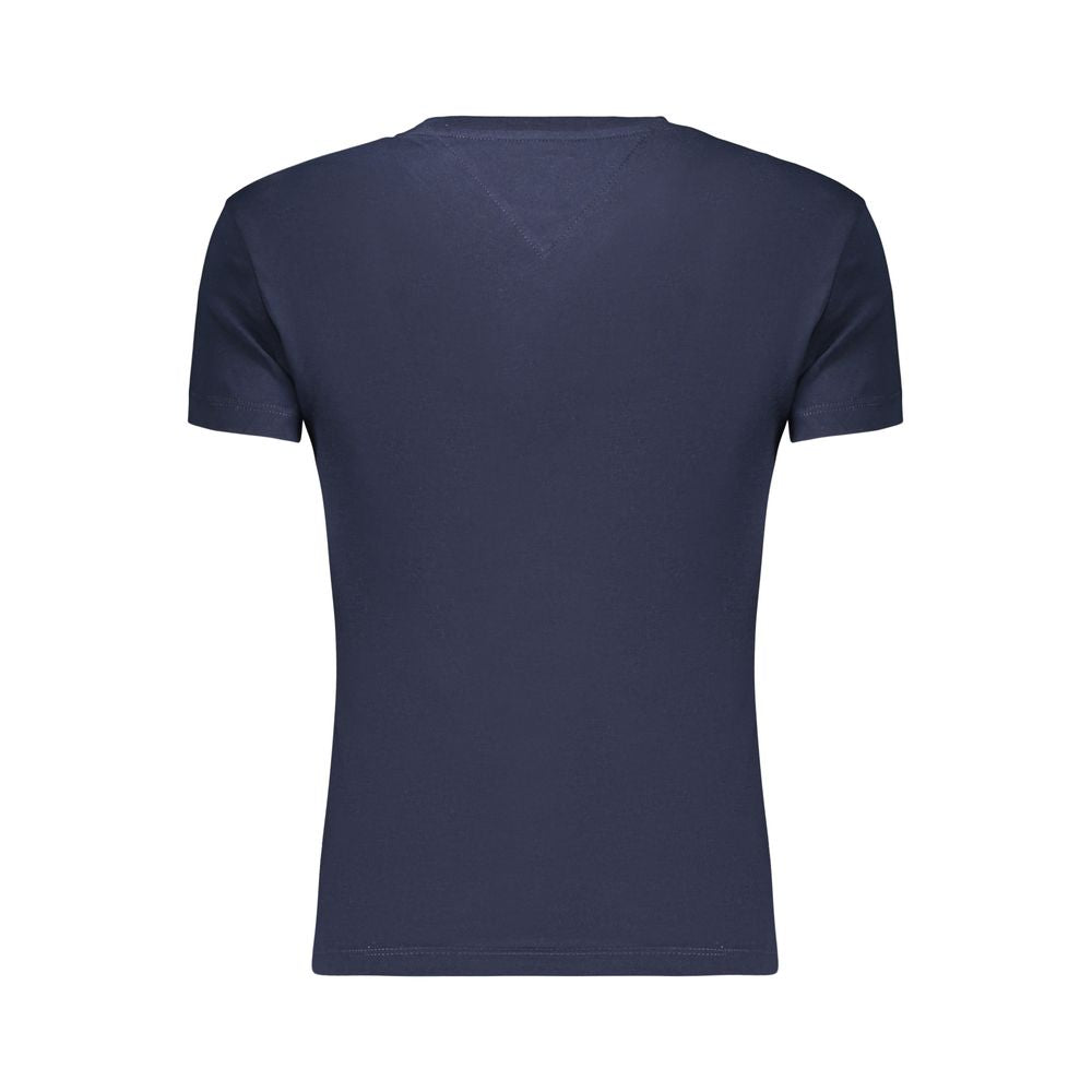 Tommy Hilfiger Blue Cotton Women T-Shirt Tommy Hilfiger