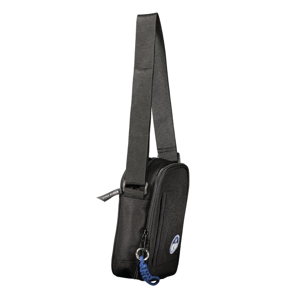 North Sails Black Polyester Shoulder Bag North Sails