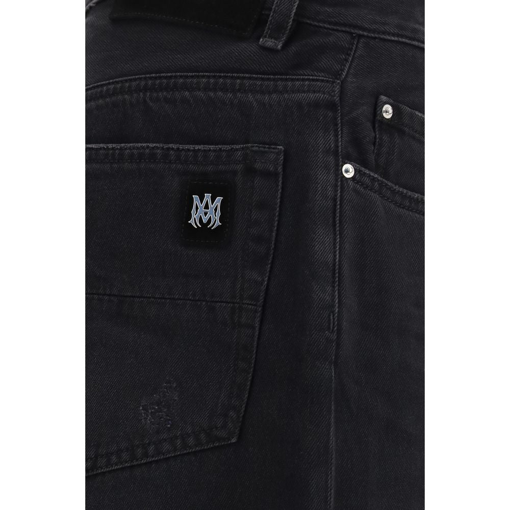 Amiri Black Cotton Jeans Denim Amiri