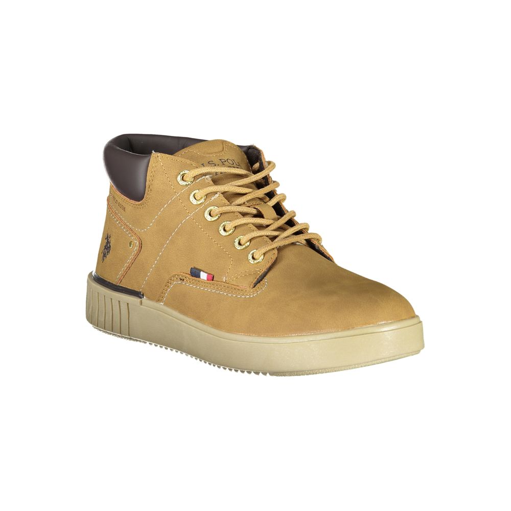 U.S. POLO ASSN. Brown Polyurethane Men's Sneaker U.S. POLO ASSN.