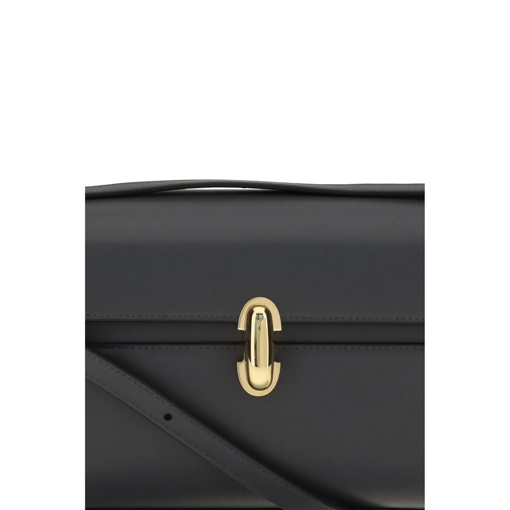 Savette Gray Calf Leather Bos Taurus Shoulder Bag Savette