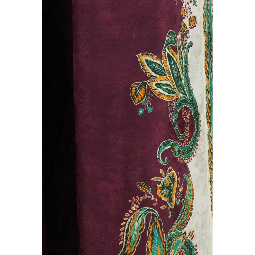 Alemais Purple Viscose Casual Pants Alemais