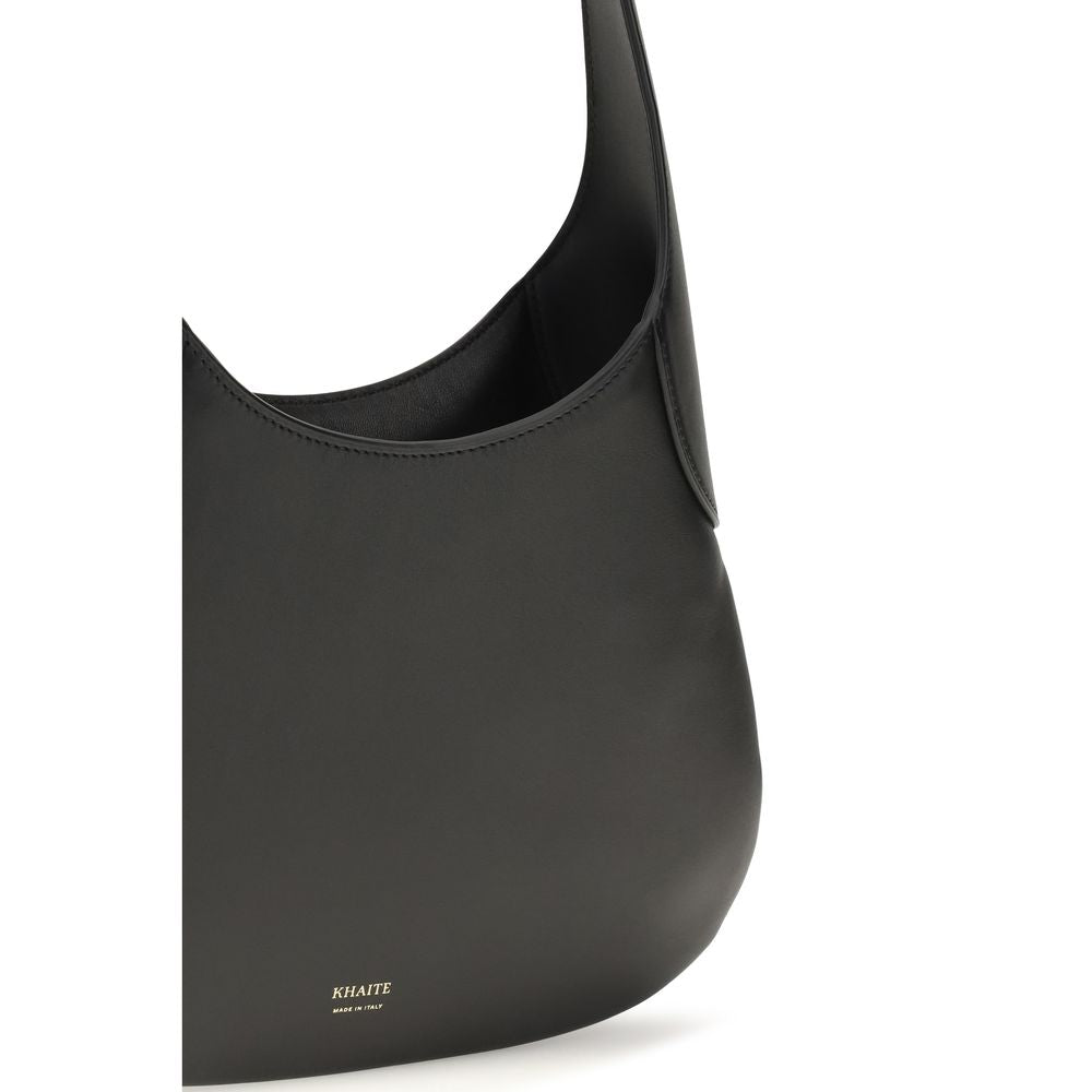 Khaite Black Calf Leather Bos Taurus Handbag Khaite