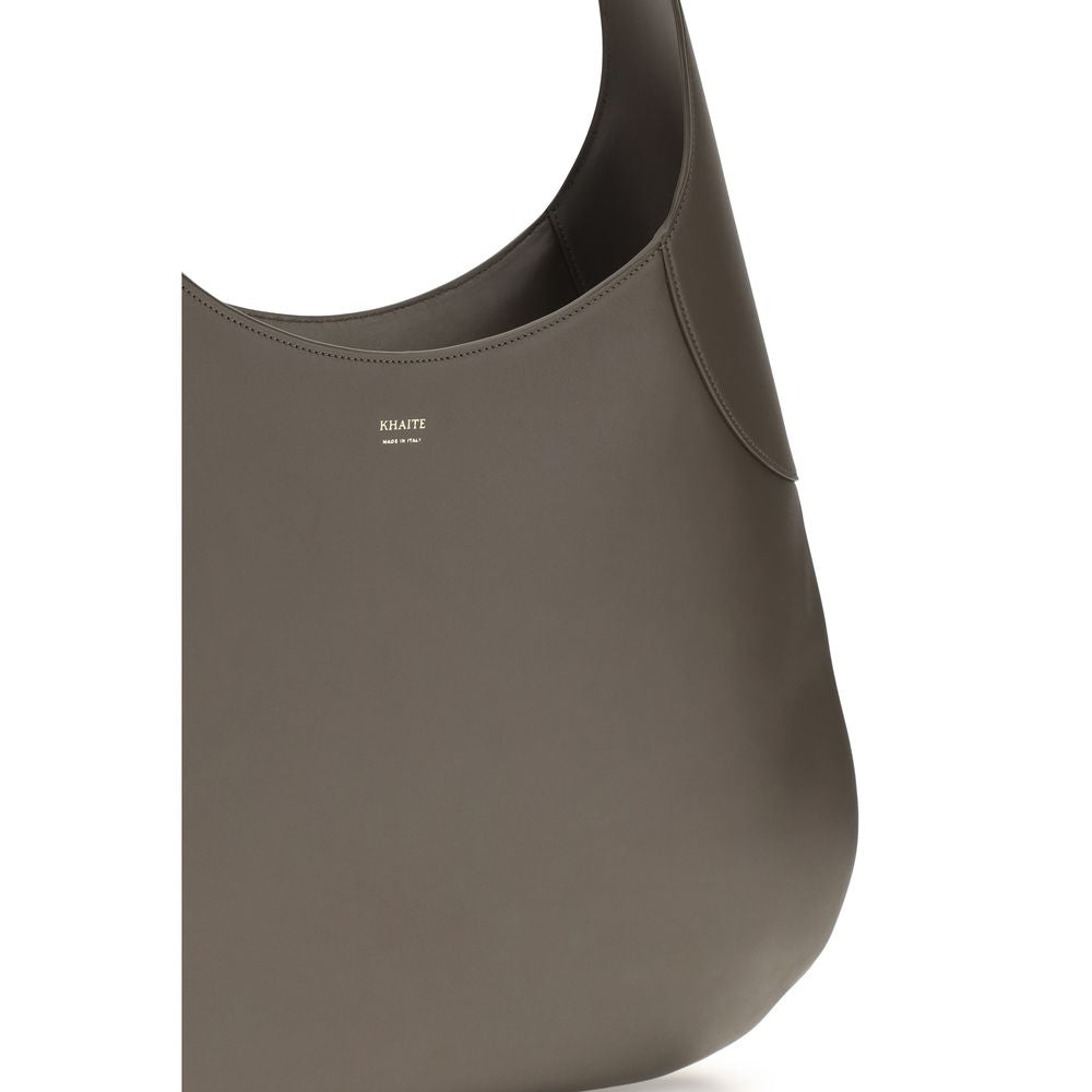 Khaite Gray Calf Leather Bos Taurus Handbag Khaite