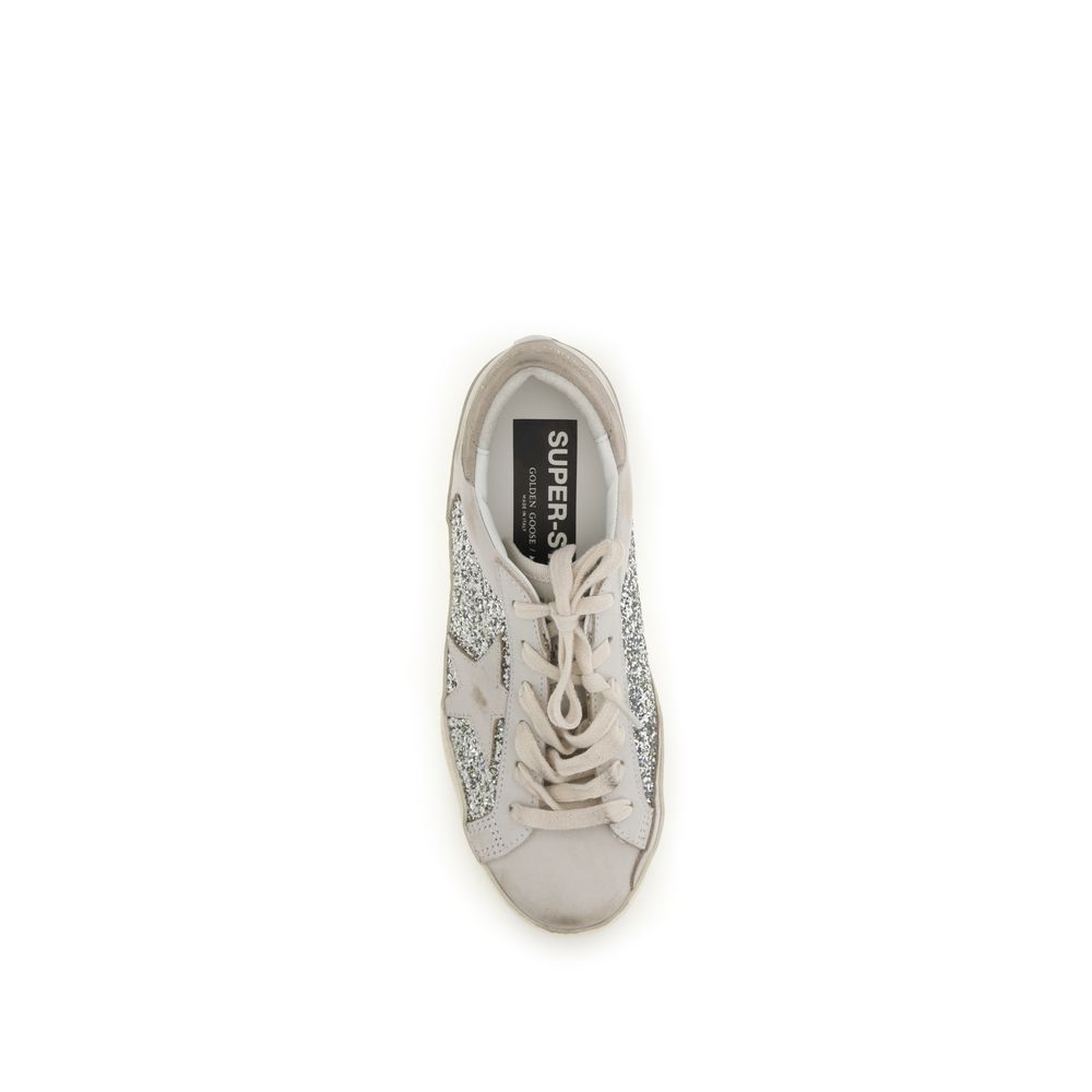 Golden Goose Beige Calf Leather Bos Taurus Sneakers Golden Goose