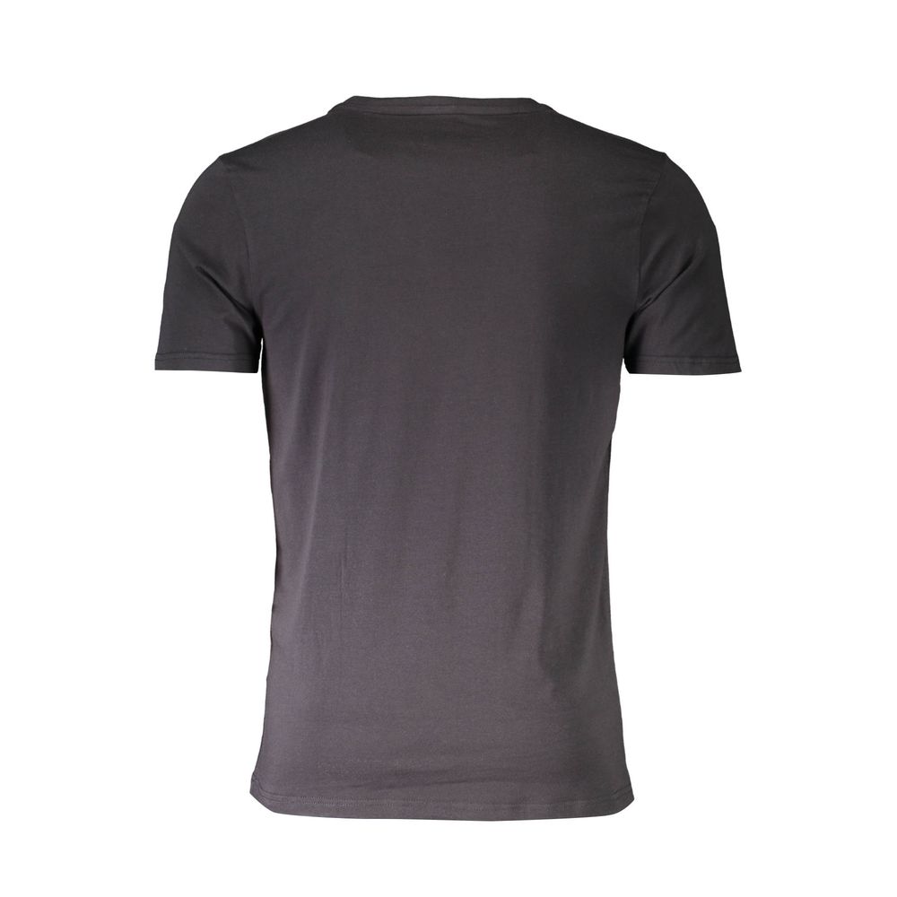 Aeronautica Militare Black Cotton Men's Shirt Aeronautica Militare