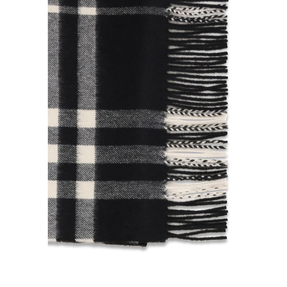 Burberry Black Cashmere Scarf Burberry