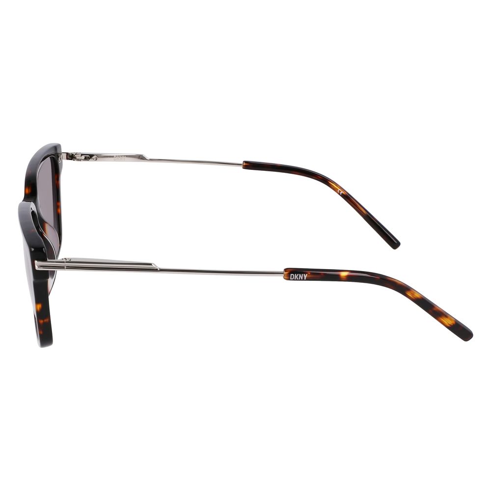 DKNY Brown Metal Sunglasses