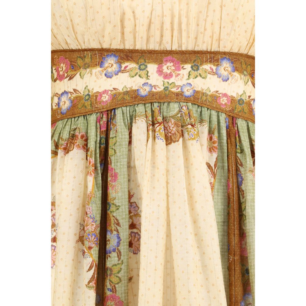 Zimmermann Multicolor Cotton Casual Dress Zimmermann