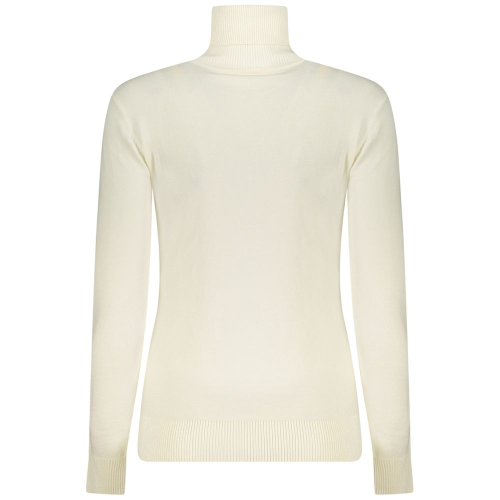 Guess Jeans Bianco Viscosa Donna Maglia Guess Jeans