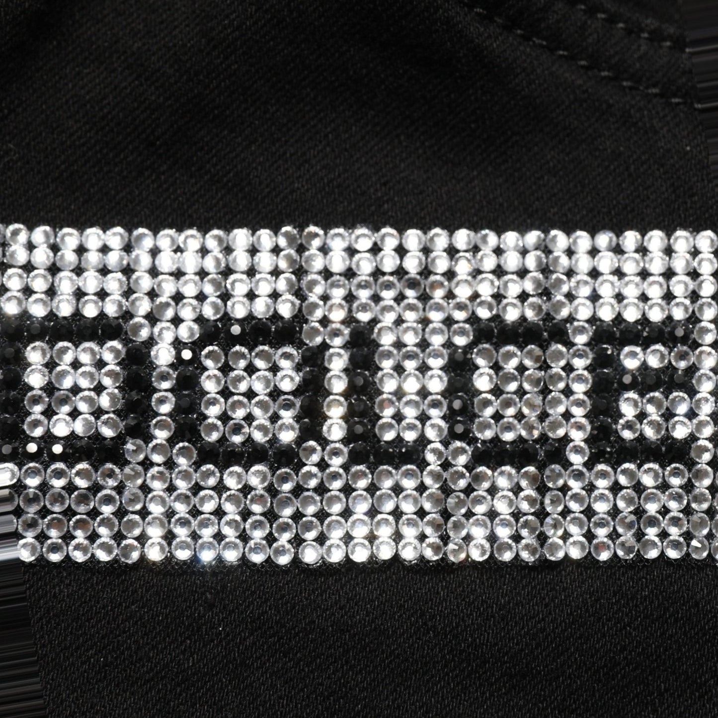 Dolce & Gabbana Black Grace Rhinestone HighWaist Denim Jeans