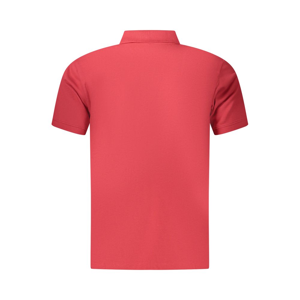 Timberland Red Cotton Men Polo Shirt Timberland