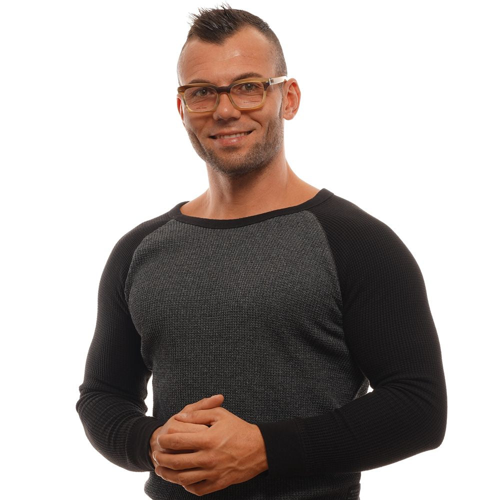 Ermenegildo Zegna Multicolor Horn Glasses Frames