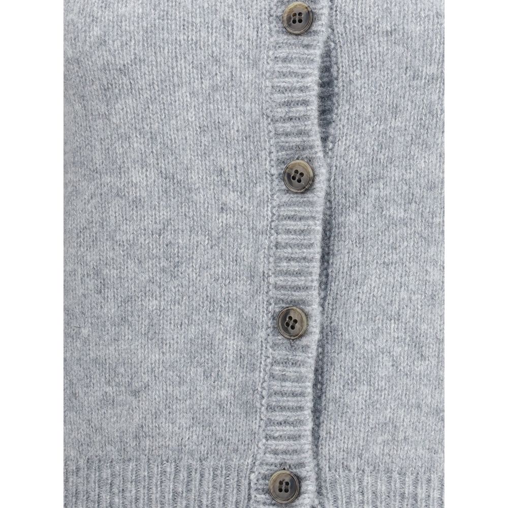 Lisa Yang Gray Cashmere Cardigan Lisa Yang