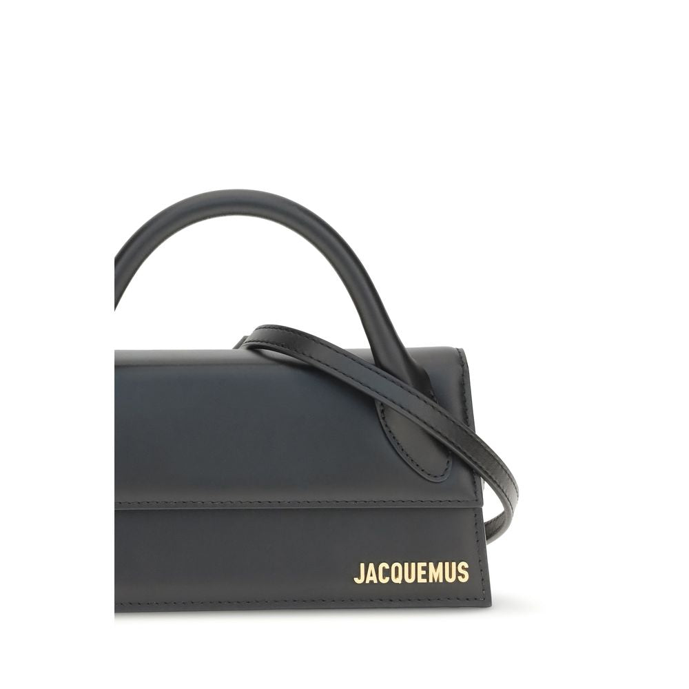 Jacquemus Black Calf Leather Bos Taurus Shoulder Bag Jacquemus