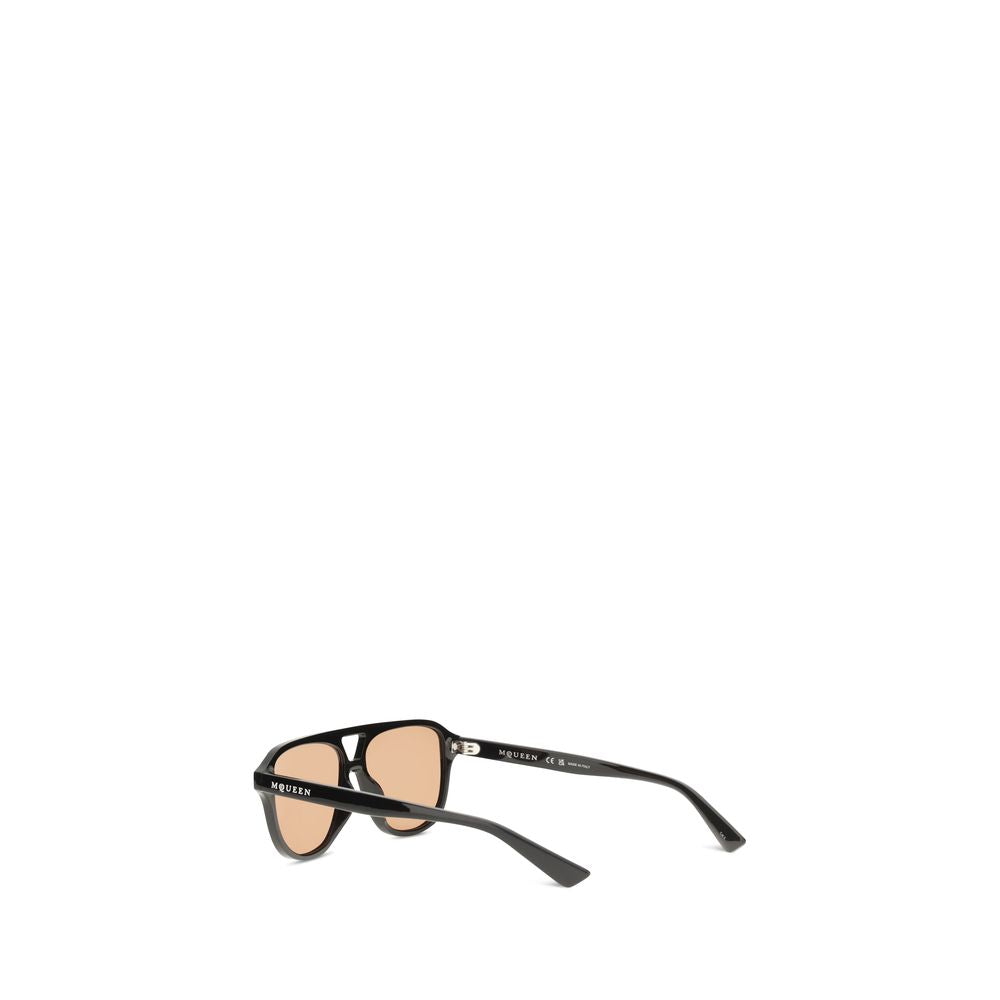 Alexander McQueen Brown Acetate Sunglasses Alexander McQueen