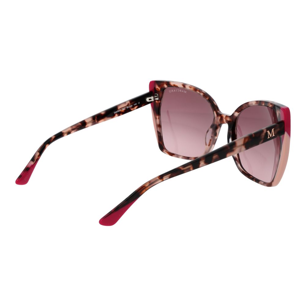 Marciano by Guess Brown Acetate Sunglasses Marciano by Guess