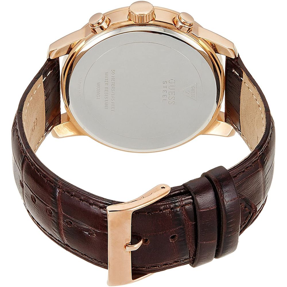 Guess Brown Leather Lining Sport Watch Guess