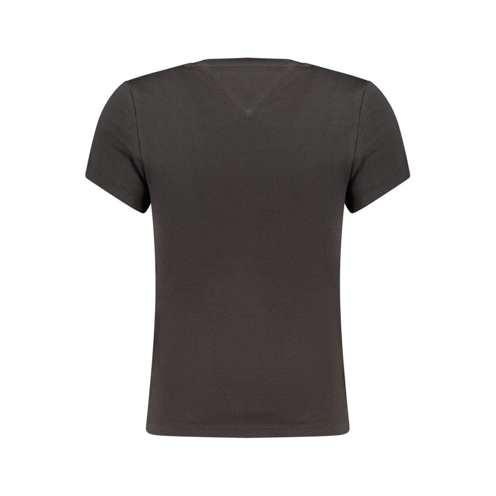 Tommy Hilfiger Black Cotton Women's T-Shirt Tommy Hilfiger