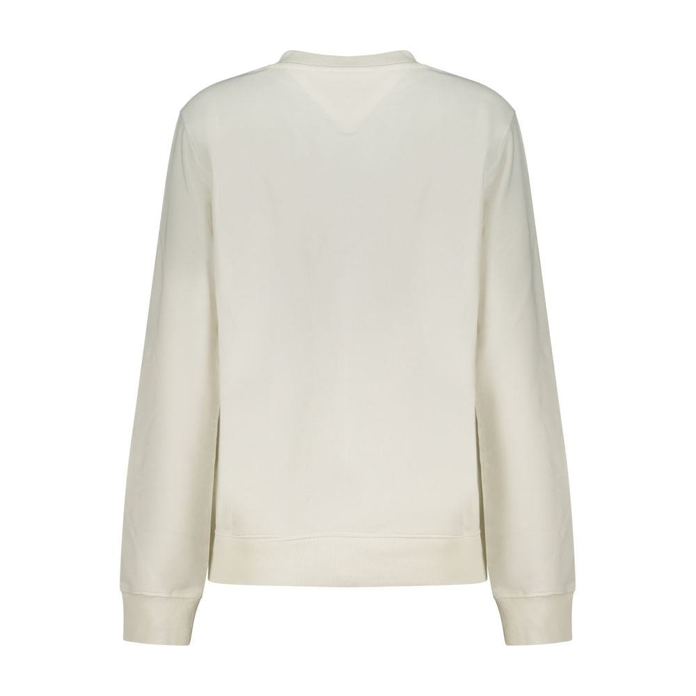 Tommy Hilfiger Bianco Cotton Women's Sweatshirt Tommy Hilfiger