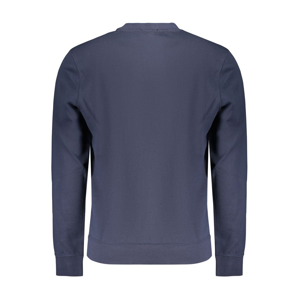 Calvin Klein Blue Cotton Men's Sweatshirt Calvin Klein