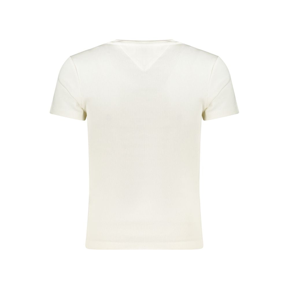 Tommy Hilfiger Bianco Cotton Women T-Shirt Tommy Hilfiger