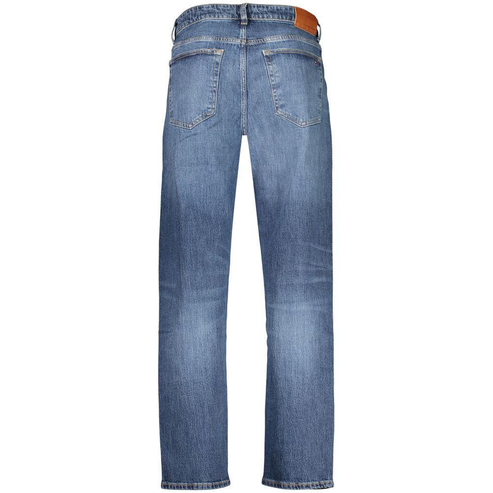 Tommy Hilfiger Blue Cotton Men's Jean Refined with Tapered Silhouette Tommy Hilfiger