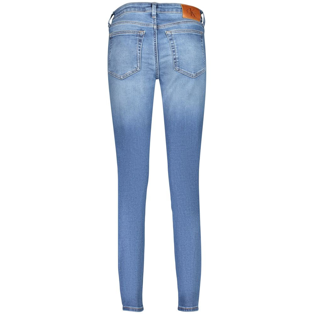 Calvin Klein Blue Cotton Women's Jean Calvin Klein