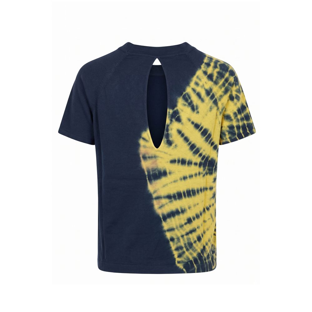 Malo Blue Cotton Women T-Shirt Malo