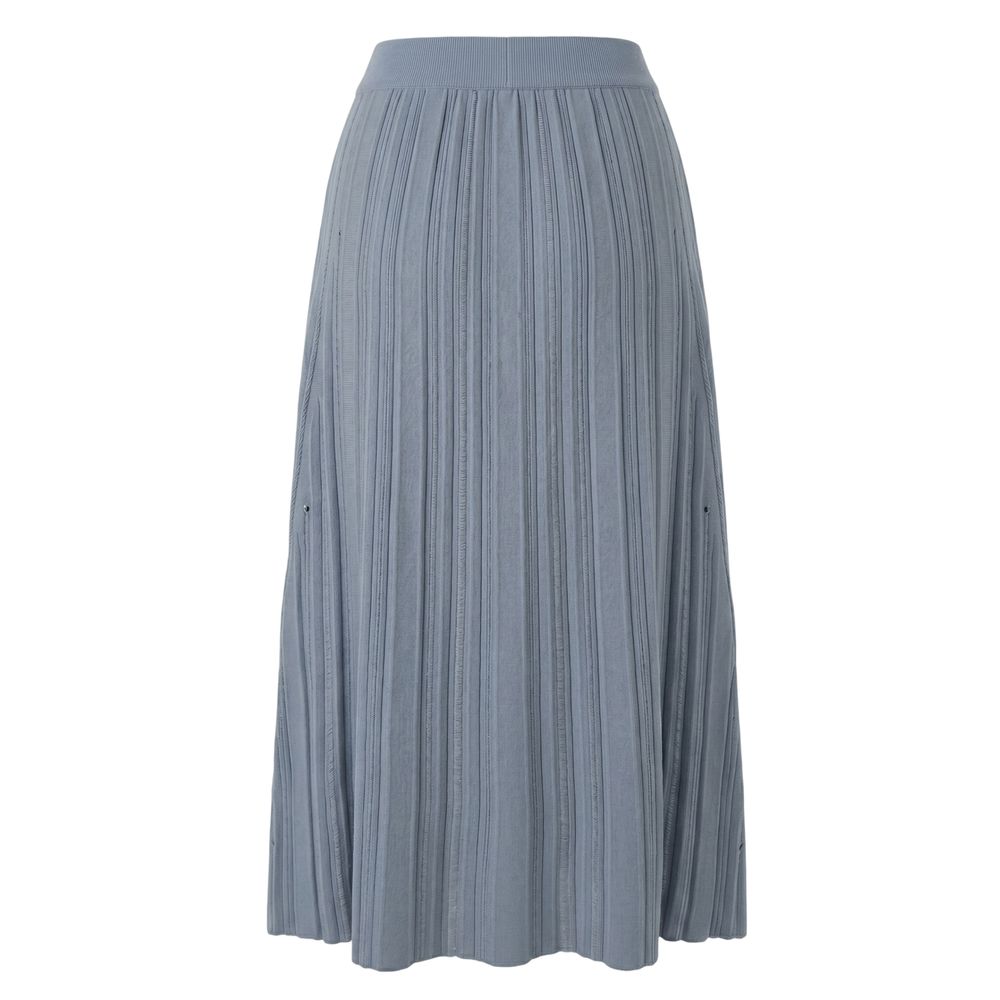 Malo Grey Cotton Women Skirt Malo