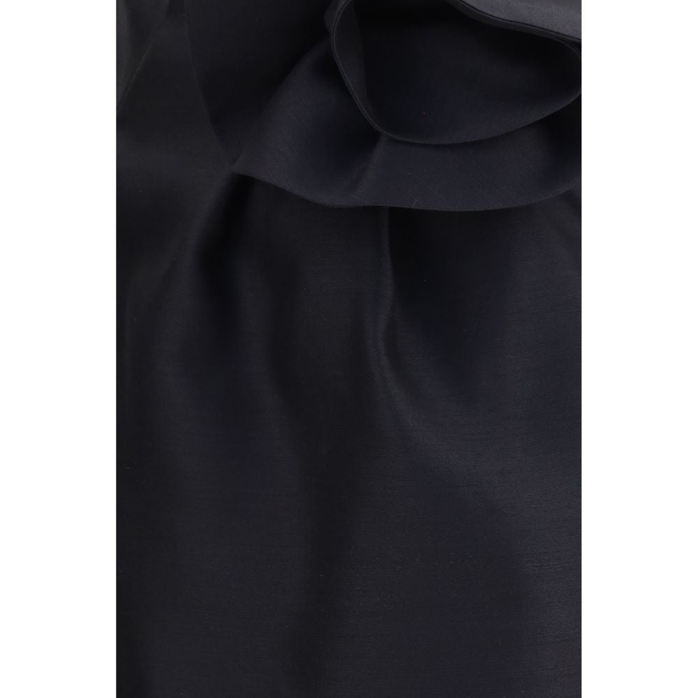 Magda Butrym Black Wool Oves Aries Mini Skirt Magda Butrym
