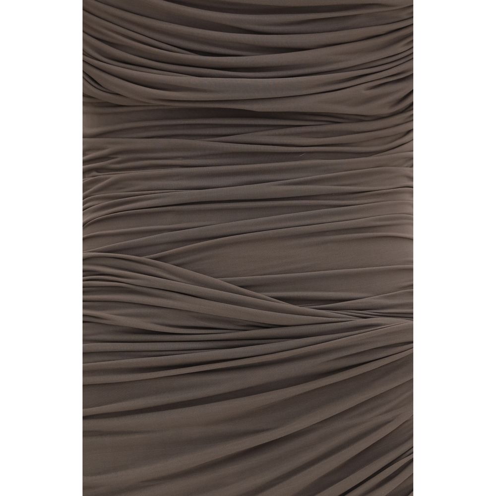 Magda Butrym Brown Copper Cocktail Dress Magda Butrym