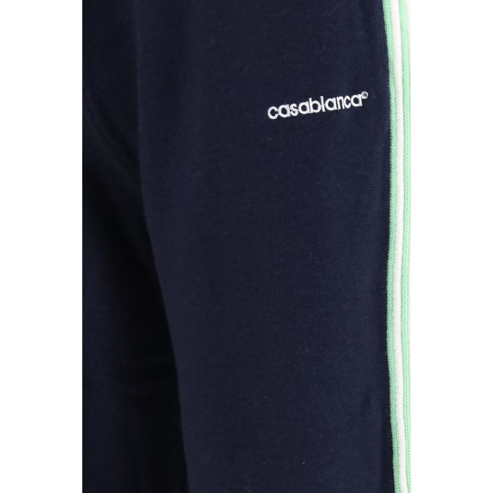 Casablanca Blue Wool Oves Aries Joggers Workout Pants Casablanca