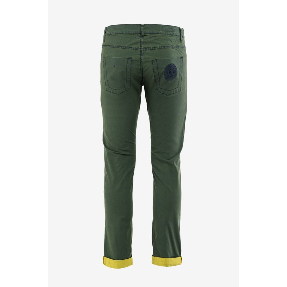 Bikkembergs Bicolor Cotton Casual Pants Bikkembergs