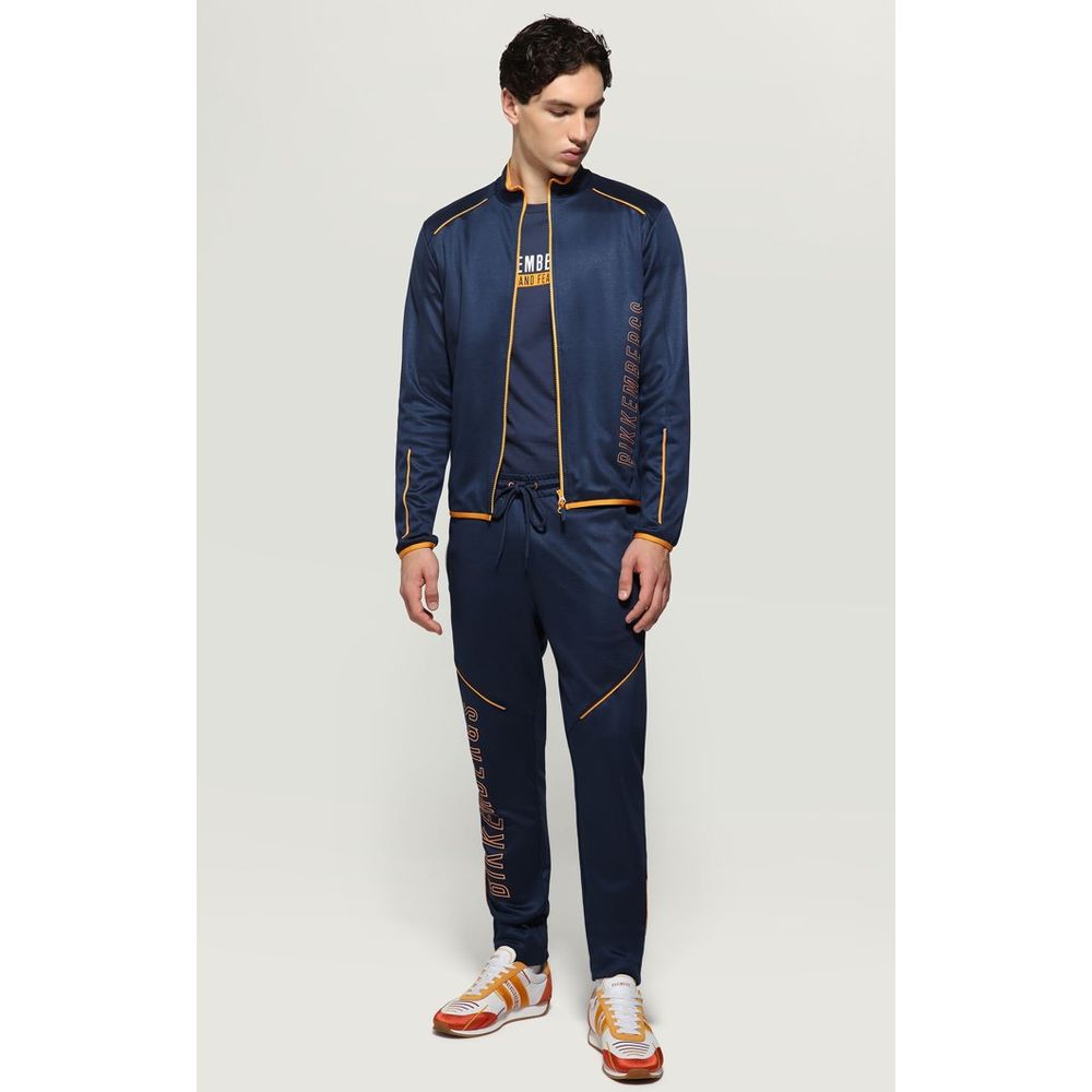 Bikkembergs Blue Cotton Sweatshirt Bikkembergs