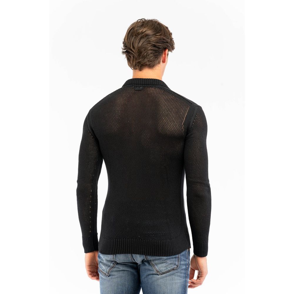 Bikkembergs Black Cotton Polo Shirt Bikkembergs