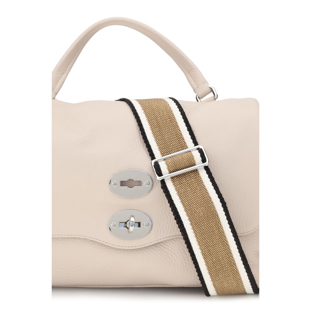 Zanellato Beige Calf Leather Bos Taurus Handbag Zanellato