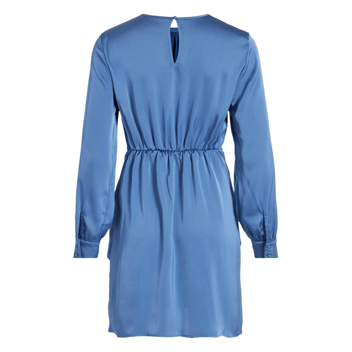 Vila Clothes Blue Polyester Short Dress Vila Clothes